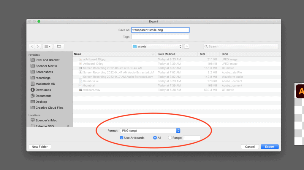How To Export With Transparency In Adobe Illustrator 