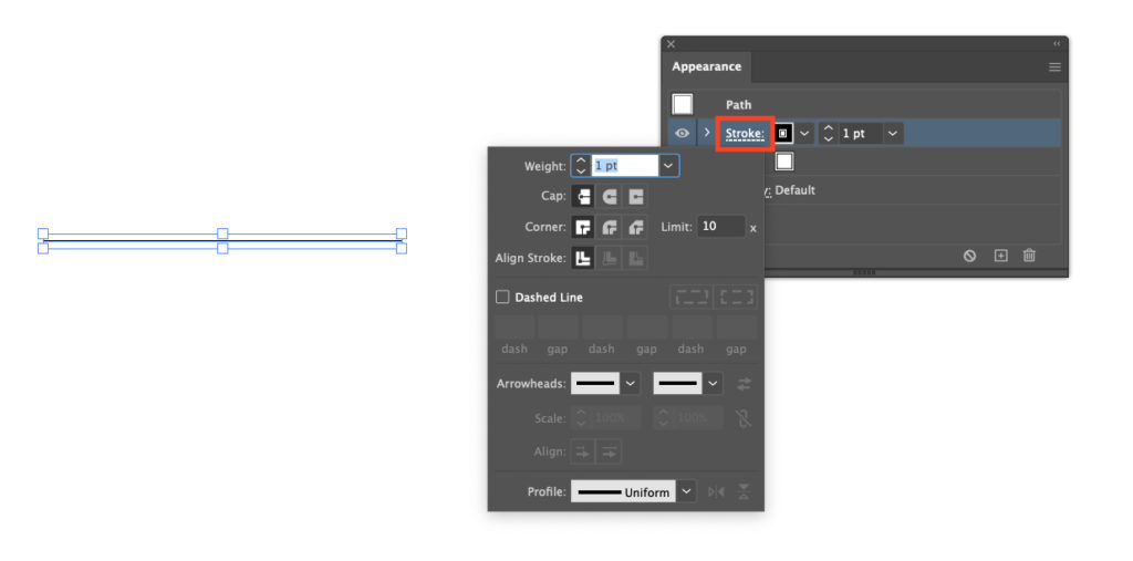 How to Make a Dashed Line in Illustrator Pixel & Bracket