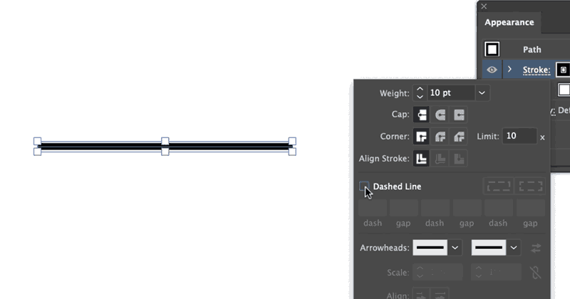 dashed line illustrator download