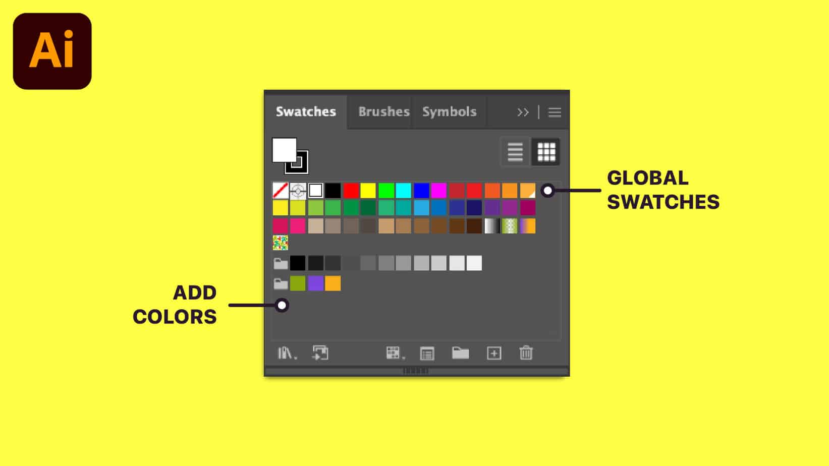 How to Add Color Swatches in Illustrator