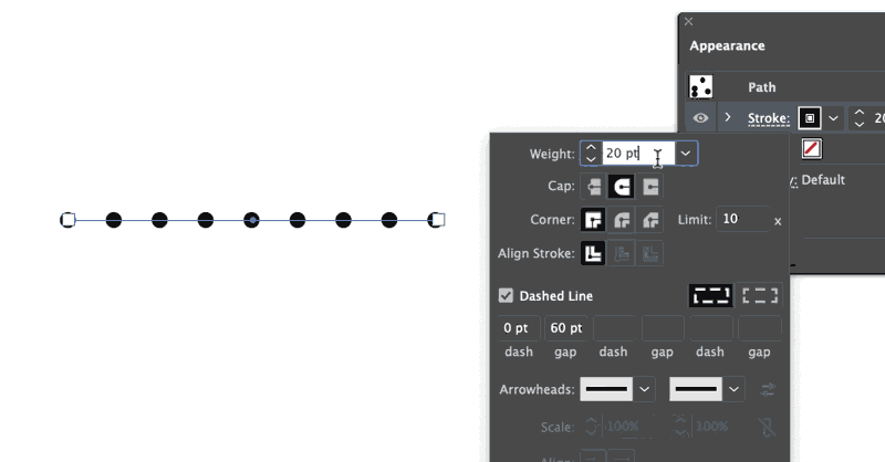 How to Make a Dotted Line in Illustrator - Pixel & Bracket