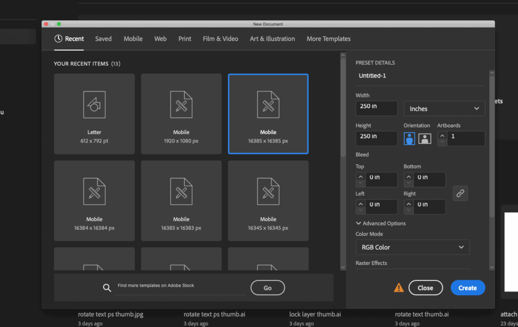 change artboard dimensions illustrator